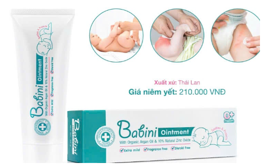 Provamed Babini Ointment 50g Kem bôi Hăm tã cho bé Babini